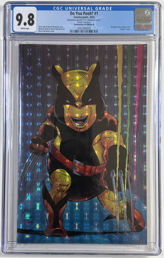 Do You Pooh Wolverine 2D/3D Chrome Foil 2/5 9.8