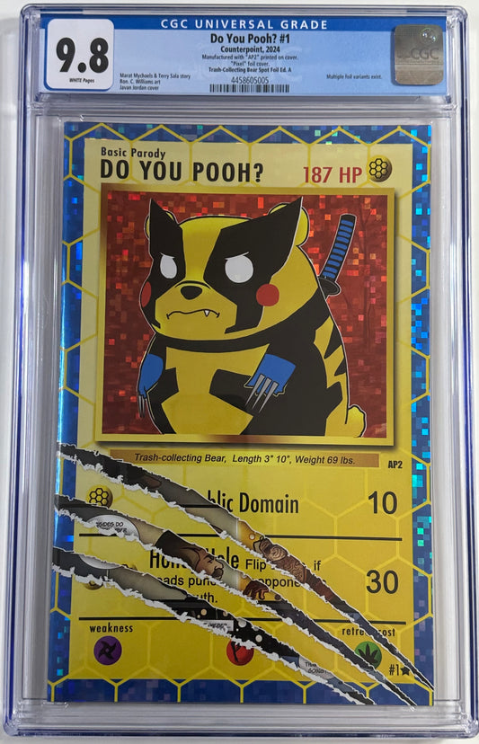 Do You Pooh Wolverine Pikachu Pokémon AP2 9.8