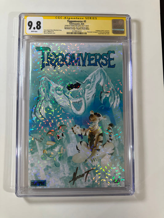 Do You Pooh Maximum Carnage Negative Crystal Fleck Signed 9.8