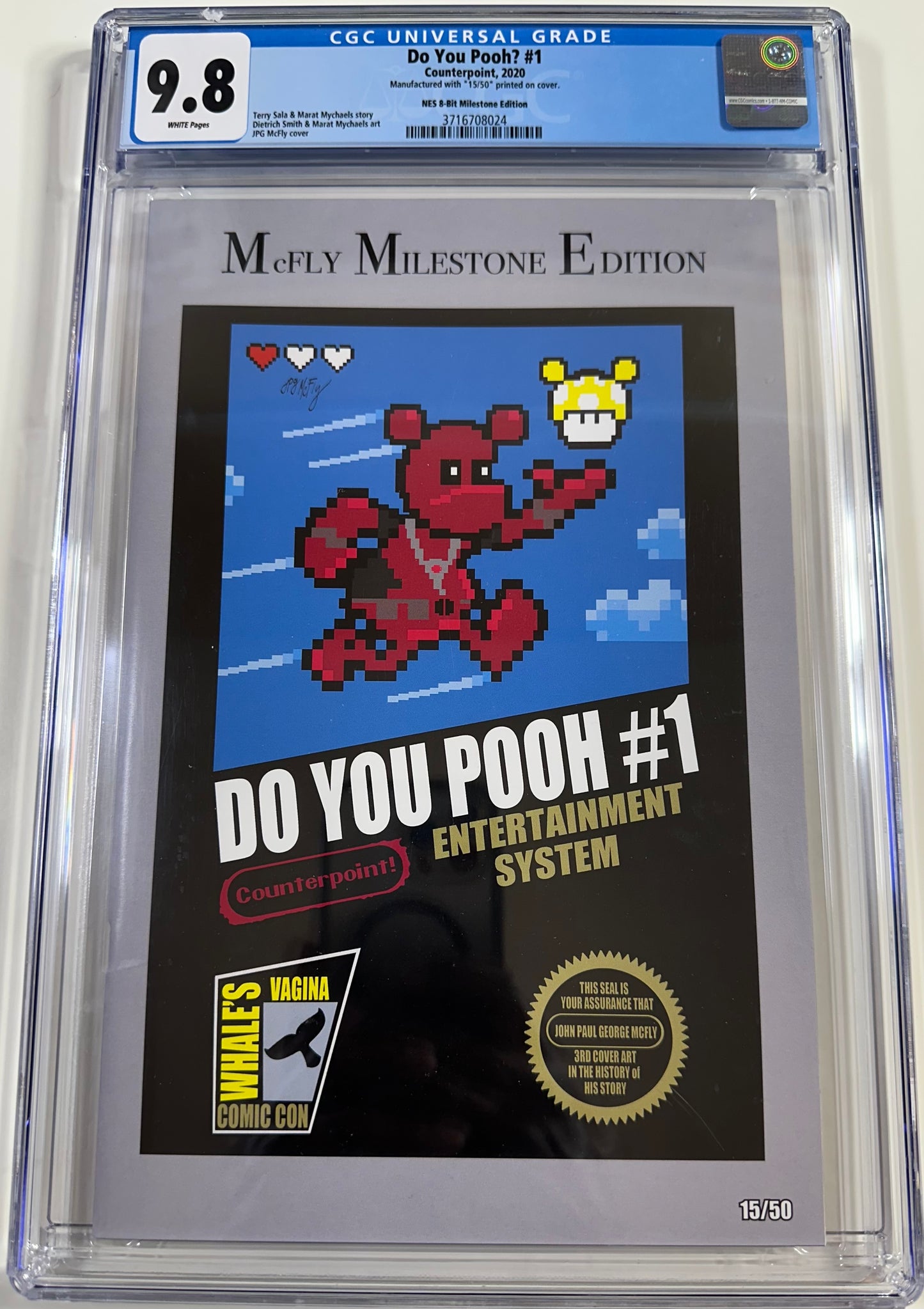 Do You Pooh Mario Bros 8 Bit Homage 9.8