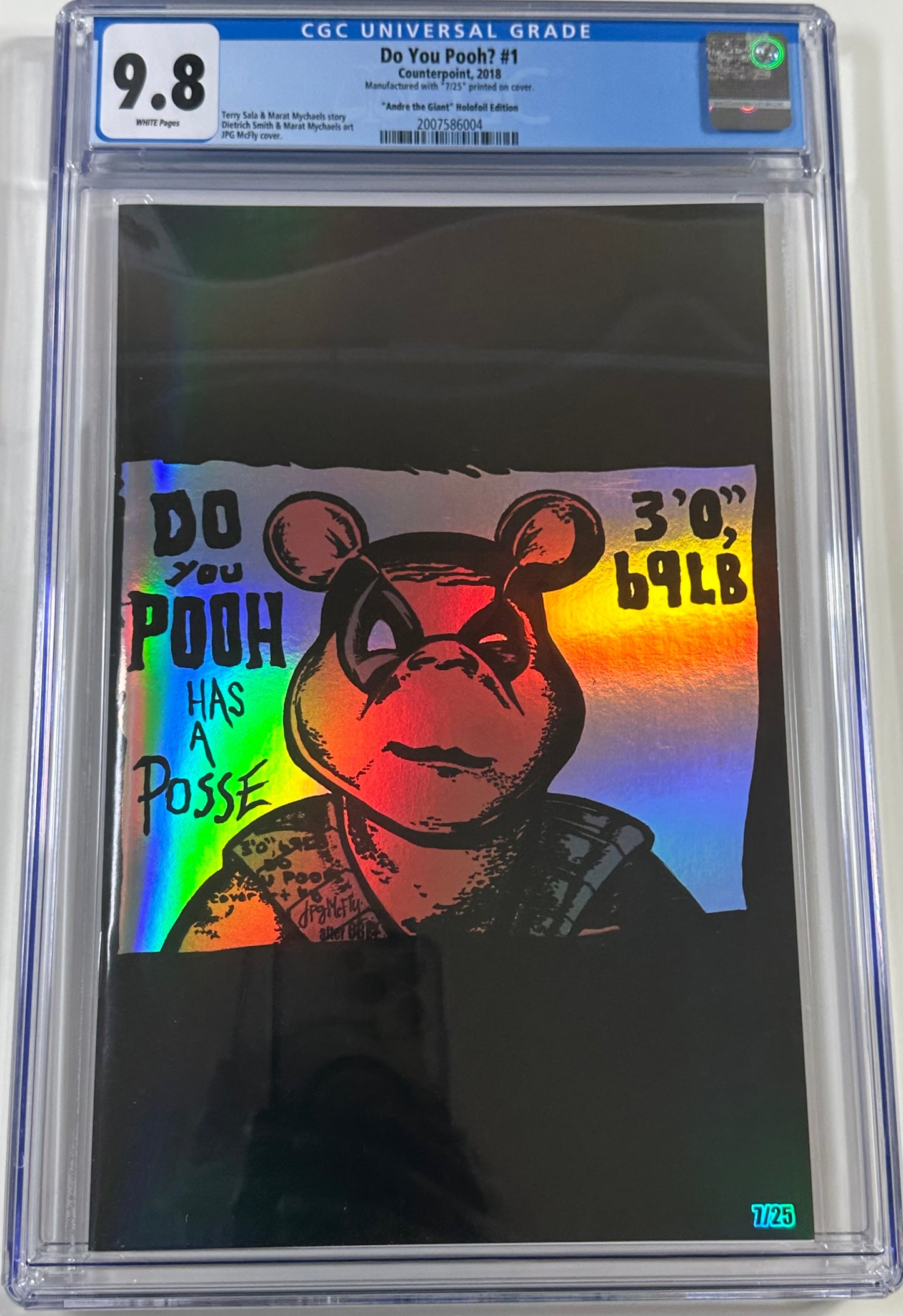 Do You Pooh Andre The Giant Chrome Foil Rare 9.8