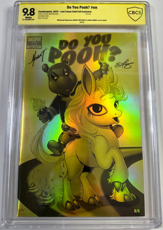 Do You Pooh Dead Pool Unicorn 2x Signed 5/5 9.8