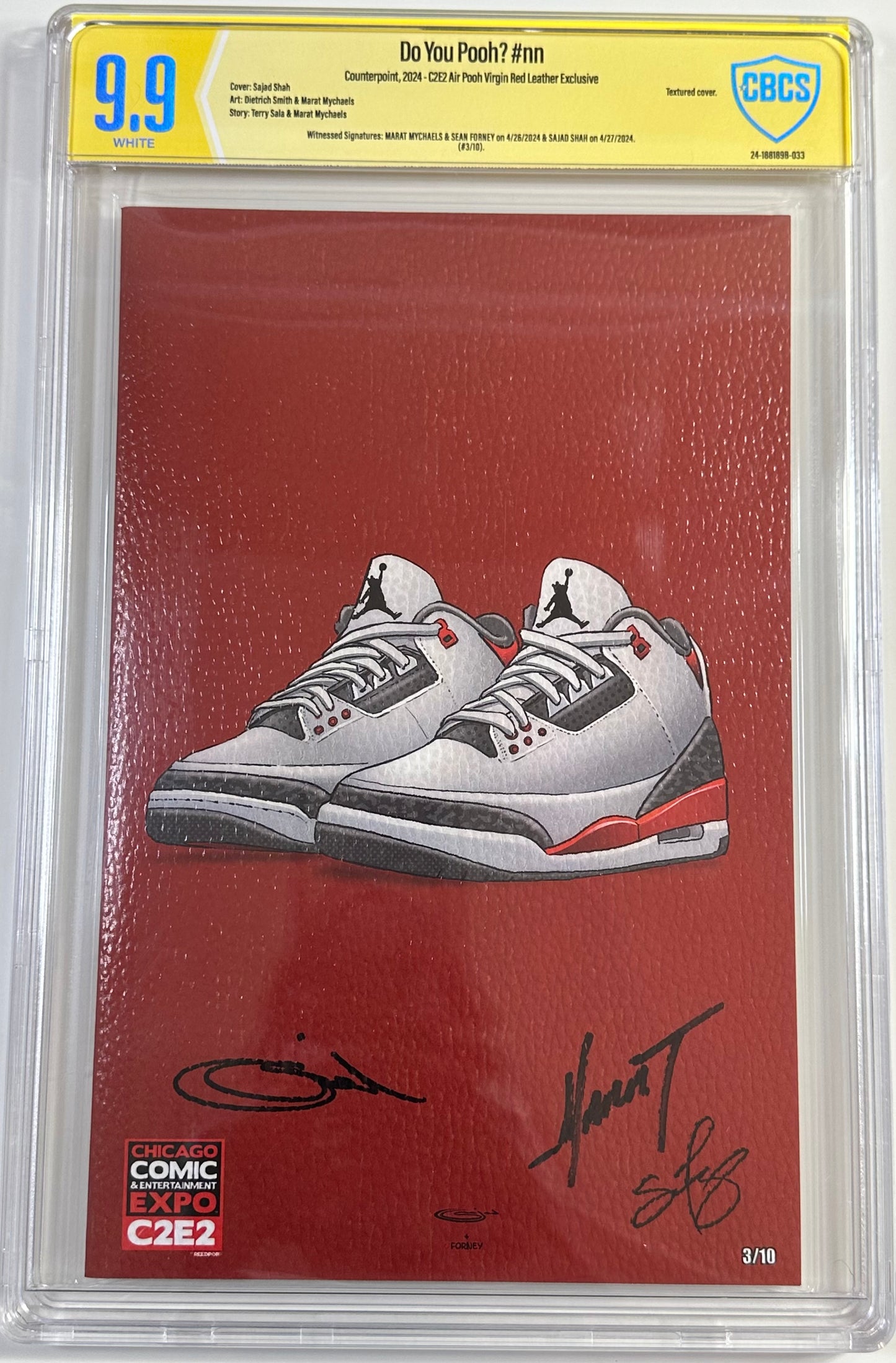 Do You Pooh Jordan Shoes leather 3x Signed 9.9