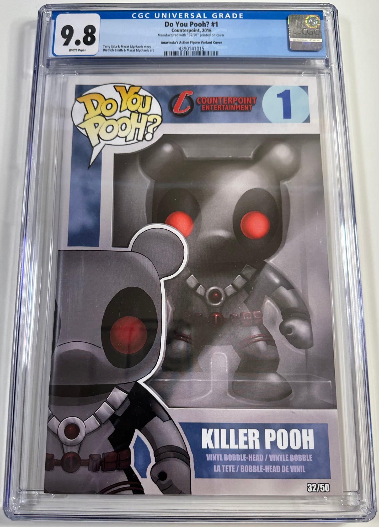 Do You Pooh Original Gray Killer Pooh Funko Variant 9.8