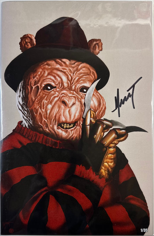 Do You Pooh Freddy Kruger Signed By Marat 1/35