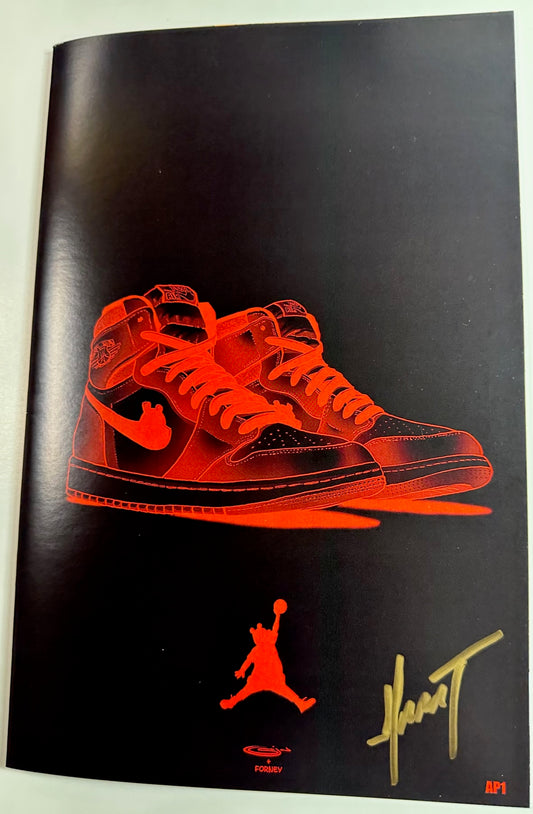 Do You Pooh Infrared Jordan Shoe AP1 Signed