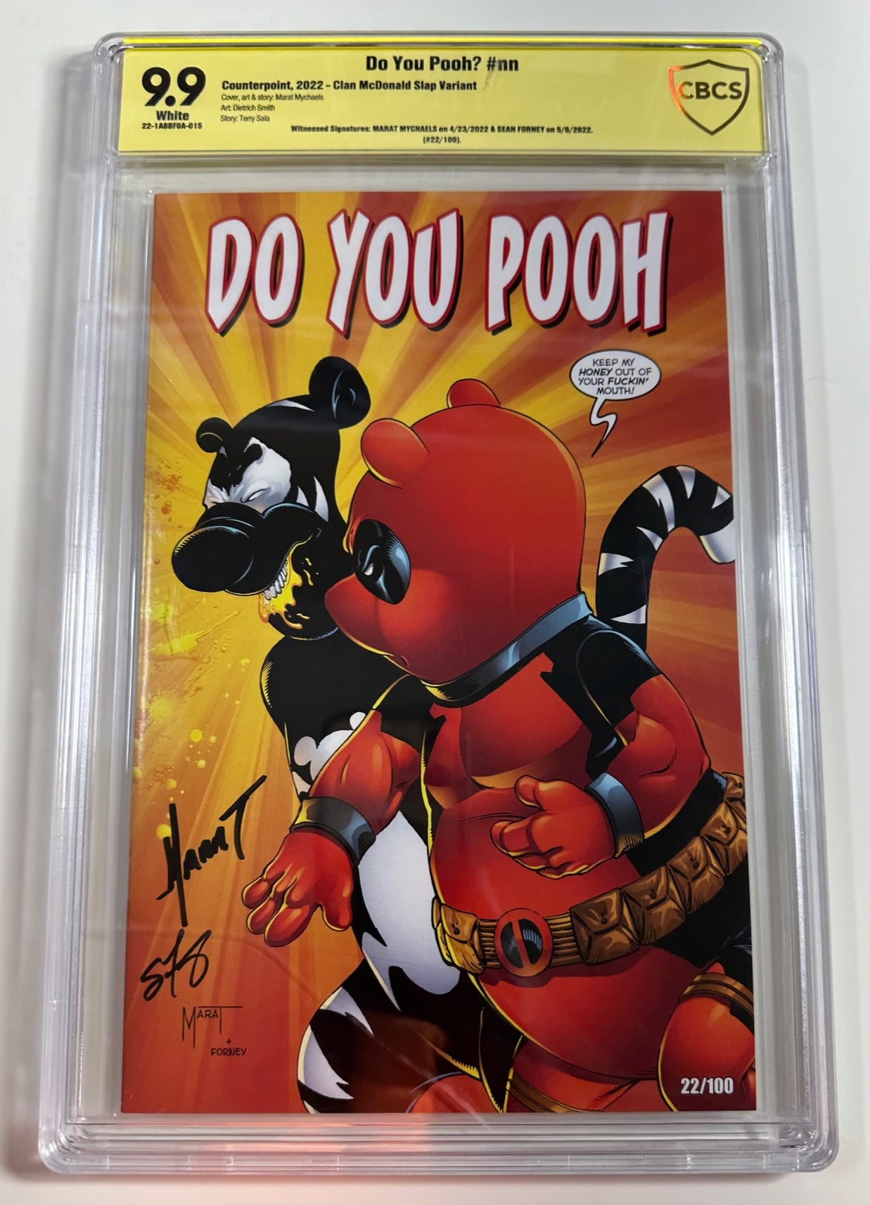 Do You Pooh Will Smith Chris Rock Slap 9.9 CBCS