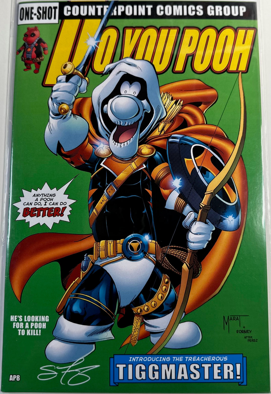 Do You Pooh Taskmaster Signed by Sean Forney Ap8